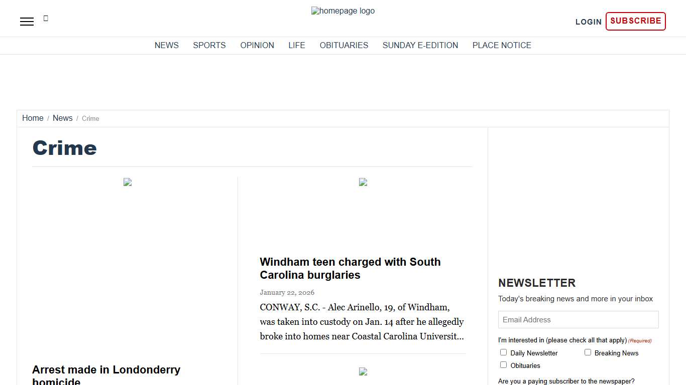 Crime News, Sports, Jobs - The Nashua Telegraph